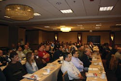 Attendees gathered in Chicago last month for Notifier's educational seminar, where a number of panelists discussed fire standards and codes and technological developments in mass notification, fire and life safety. Attendees gathered in Chicago last month for Notifier's educational seminar, where a number of panelists discussed fire standards and codes and technological developments in mass notification, fire and life safety.