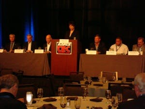 Leading industry icons addressed the audience at the State of the Industry panel discussion, streamed live to SIW, the first day of PSA-TEC.