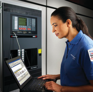 The SimplexGrinnell 4100ES (eServices) Fire Alarm System is an IP-enabled solution with Web-based technology featuring remote fire alarm system diagnostics and fast programming downloads.