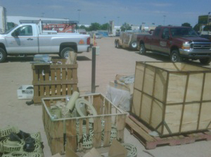 Unwatched construction sites are theft targets.