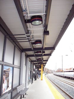 NJ Transit has an IP audio system by Barix deployed throughout the network.