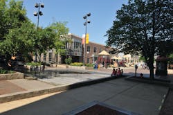 The downtown Iowa City area is a mixed use venue which includes restaurants, bars, businesses, the University of Iowa and a daycare center. The downtown Iowa City area is a mixed use venue which includes restaurants, bars, businesses, the University of Iowa and a daycare center.