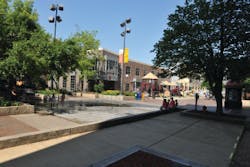The downtown Iowa City area is a mixed use venue which includes restaurants, bars, businesses, the University of Iowa and a daycare center. The downtown Iowa City area is a mixed use venue which includes restaurants, bars, businesses, the University of Iowa and a daycare center.