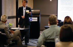 ADT Director of Food Defense Don Hsieh provides an overview of ADT's efforts protecting the country's food supply and issues surrounding food defense at the ADT Media Summit in Chicago. ADT Director of Food Defense Don Hsieh provides an overview of ADT's efforts protecting the country's food supply and issues surrounding food defense at the ADT Media Summit in Chicago.