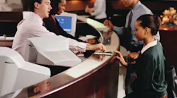 In the interior, a lot of banks have light-colored marble surfaces, which create a lot of back-lighting challenges and glare at certain times of the day.