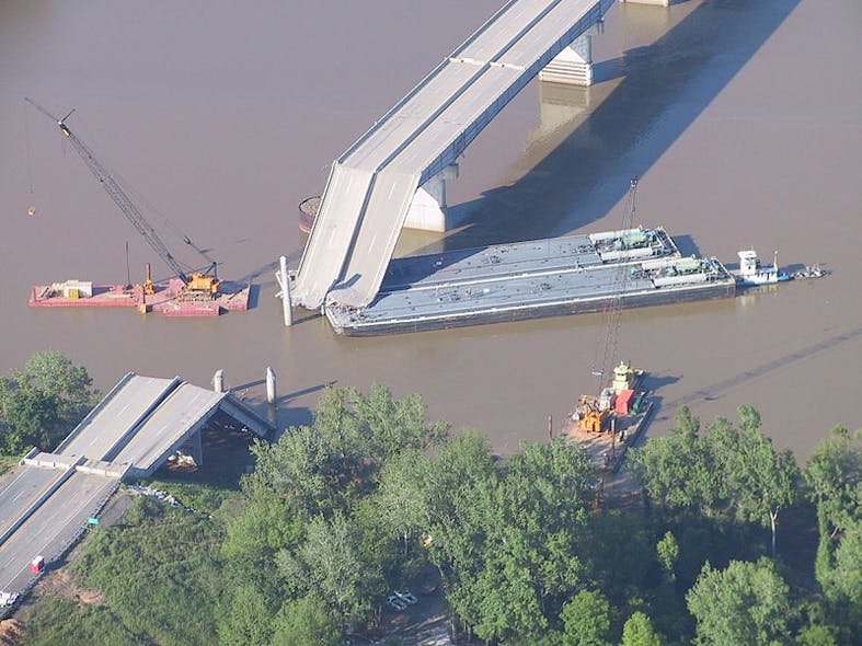 The I-40 bridge disaster of May 2002