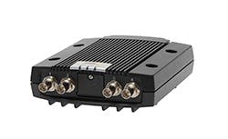 The field-hardened AXIS Q7424-R Video Encoder is ideal for city surveillance and transportation environments where vibration, electrical peaks and extreme temperatures are common issues.