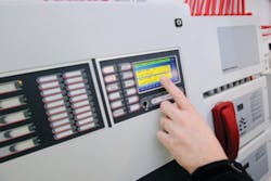 C-TEC&apos;s new Envision touch-screen controlled analog fire panel.