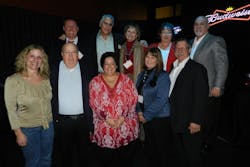 (top row from l-r) Kevin Lehan, Wisconsin Electronic Security of Association Executive Director Jean Novy, Arizona Alarm Association executive director Susan Brenton, and Kirk MacDowell. (bottom row, l-r) Deborah O’Mara, Chester Donati, Arizona Alarm Association President Maria Malice, Electronic Security Association of Virginia President Lynn Comer, and Joel Kent, accepting on behalf of Training Coordinator of the Year winner Linda Ferguson, Utah Alarm Association. (top row from l-r) Kevin Lehan, Wisconsin Electronic Security of Association Executive Director Jean Novy, Arizona Alarm Association executive director Susan Brenton, and Kirk MacDowell. (bottom row, l-r) Deborah O’Mara, Chester Donati, Arizona Alarm Association President Maria Malice, Electronic Security Association of Virginia President Lynn Comer, and Joel Kent, accepting on behalf of Training Coordinator of the Year winner Linda Ferguson, Utah Alarm Association.
