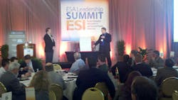 Dealers were recognized for sharing best practices with the electronic security industry during the ESI Forum on Tues., Jan. 10, 2012. Dealers were recognized for sharing best practices with the electronic security industry during the ESI Forum on Tues., Jan. 10, 2012.