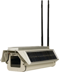 MicroPower combines a standard video surveillance camera, lens, solar power, battery, and wireless radio into a single unit. MicroPower combines a standard video surveillance camera, lens, solar power, battery, and wireless radio into a single unit.