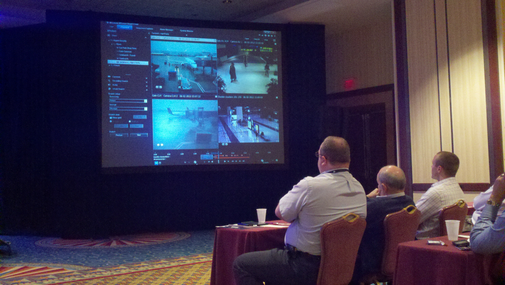 Attendees at Milestone's MIPS event in Florida learn about the company's new GUI for the video management system (VMS) software client.