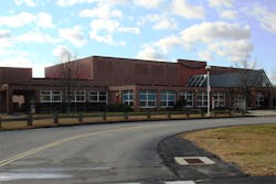 Students access this Connecticut School’s gymnasium, located across the street from the main school building, via a tunnel under the road. Students access this Connecticut School’s gymnasium, located across the street from the main school building, via a tunnel under the road.