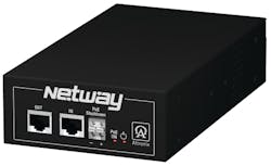 The NetWay1E PoE Midspan Injector. The NetWay1E PoE Midspan Injector.