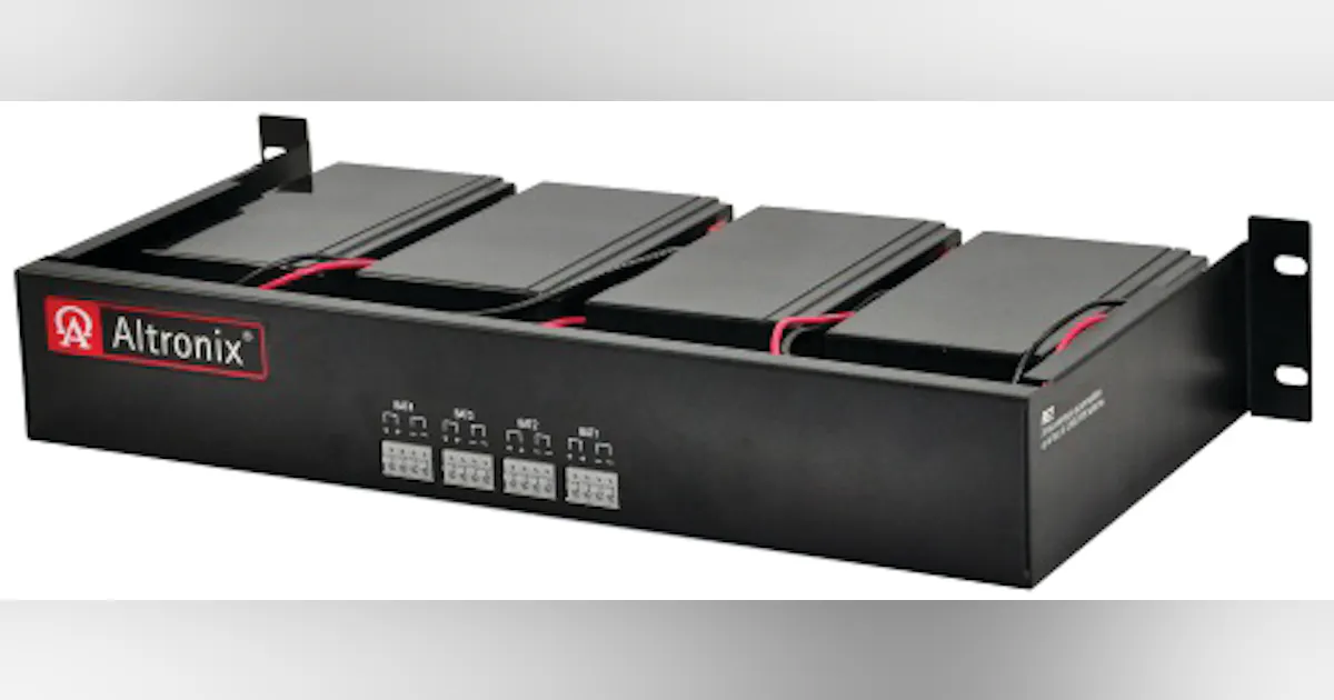 Celltronix Rack Altronix’s RE2 Rack Mount Battery Enclosure | Security Info Watch
