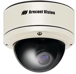 One of Arecont Vision&apos;s new MegaDome 2 Series cameras.
