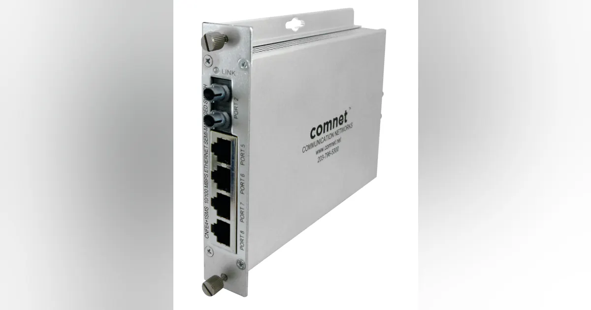 Managed Ethernet Switch from Comnet | Security Info Watch