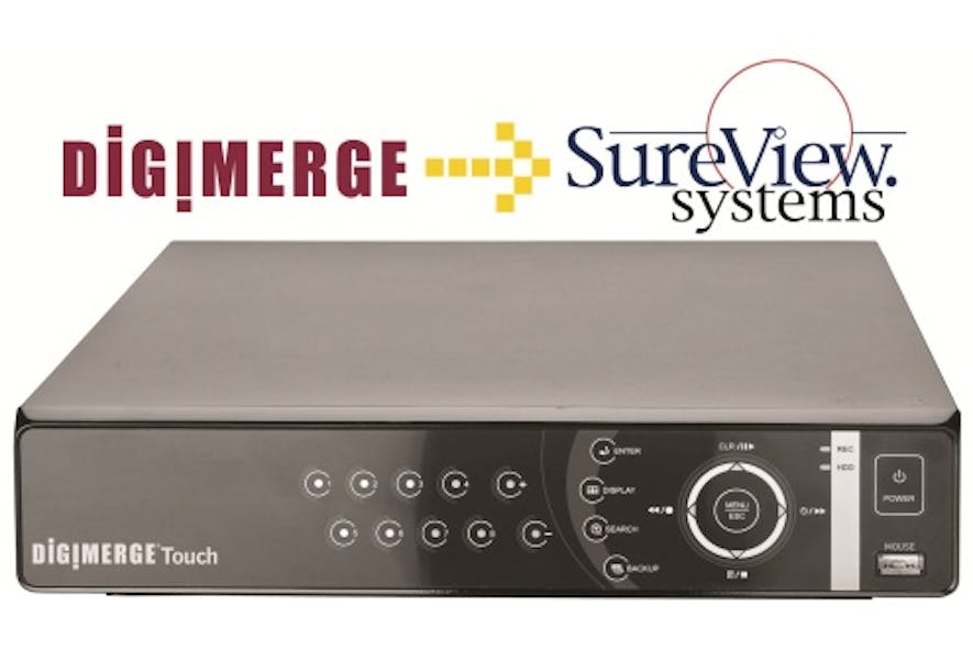 SureView Systems and Digimerge DH200+ Series Touch DVR