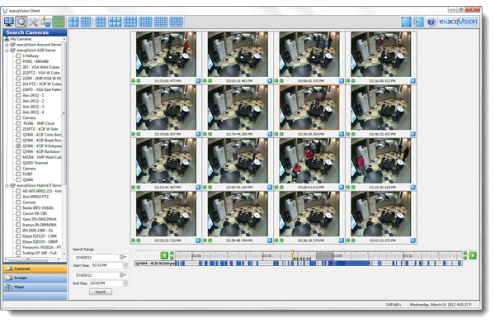 A screenshot of exacqVision Version 4.9.