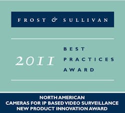 Arecont Vision has been honored with Frost & Sullivan's 2011 North American New Product Innovation Award in Cameras for IP-based video surveillance. Arecont Vision has been honored with Frost & Sullivan's 2011 North American New Product Innovation Award in Cameras for IP-based video surveillance.