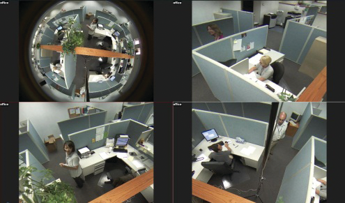 Infinova's new V17XX Series megapixel sameras provide a 360-degree field-of-view.