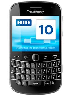 The IrisAccess platform iCAM7000 can be used with select NFC-enabled BlackBerry 7 smartphones.