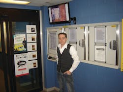 Benoît Chaput is in charge of keeping track of office door keys, vehicle keys, technical equipment locker keys and keys to maintenance tools, among others. Benoît Chaput is in charge of keeping track of office door keys, vehicle keys, technical equipment locker keys and keys to maintenance tools, among others.