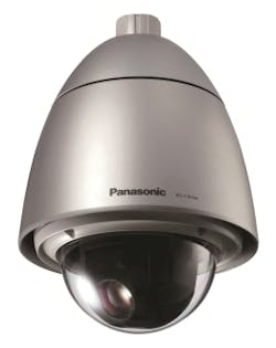 Panasonic&apos;s WV-CW594 is an outdoor weather-resistant PTZ dome analog camera.