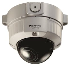 Panasonic&apos;s WV-SW559 i-PRO Super Dynamic Full HD Vandal Resistant Dome Network Camera.