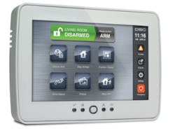 DSC's PowerSeries TouchScreen keypad. DSC's PowerSeries TouchScreen keypad.