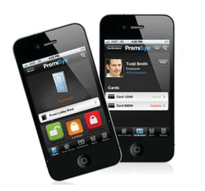 IDenticard's PremiSys Mobile interface.
