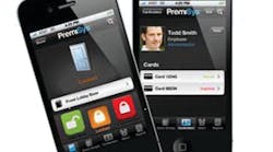 IDenticard&apos;s PremiSys Mobile interface.