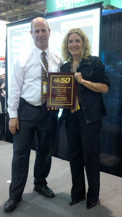 Michael S. Rogers, PSP, CPP and CEO of Securityhunter accepted the firm&apos;s award for top ranking the 2012 SD&amp;I Fast50.