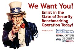 Volunteers Needed! Security executives needed to join the SLRI 'State of Security' benchmarking project. Volunteers Needed! Security executives needed to join the SLRI 'State of Security' benchmarking project.