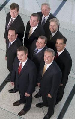 Top to Bottom: Marty Gray, Vice President - National Accounts and Market Solutions; Mike Bishop, VP, Field Operations; Pete Straka, VP - Human Resources; Steve Walker, VP - ProtectionNet Customer Service Centers; Damon Kanzler, VP - Operations Support; Joe Richards, VP - Information Technology; Felix Gonzales, VP - Strategic Initiatives & Business Development; Jim Kopplin, VP - Field Sales & Integration Leader; Tony Byerly, President North America. Not Pictured: Ina Staris, Senior Legal Counsel; John Nemerofsky, VP - Market Solutions; Raymond Radis, VP - National Accounts. Top to Bottom: Marty Gray, Vice President - National Accounts and Market Solutions; Mike Bishop, VP, Field Operations; Pete Straka, VP - Human Resources; Steve Walker, VP - ProtectionNet Customer Service Centers; Damon Kanzler, VP - Operations Support; Joe Richards, VP - Information Technology; Felix Gonzales, VP - Strategic Initiatives & Business Development; Jim Kopplin, VP - Field Sales & Integration Leader; Tony Byerly, President North America. Not Pictured: Ina Staris, Senior Legal Counsel; John Nemerofsky, VP - Market Solutions; Raymond Radis, VP - National Accounts.