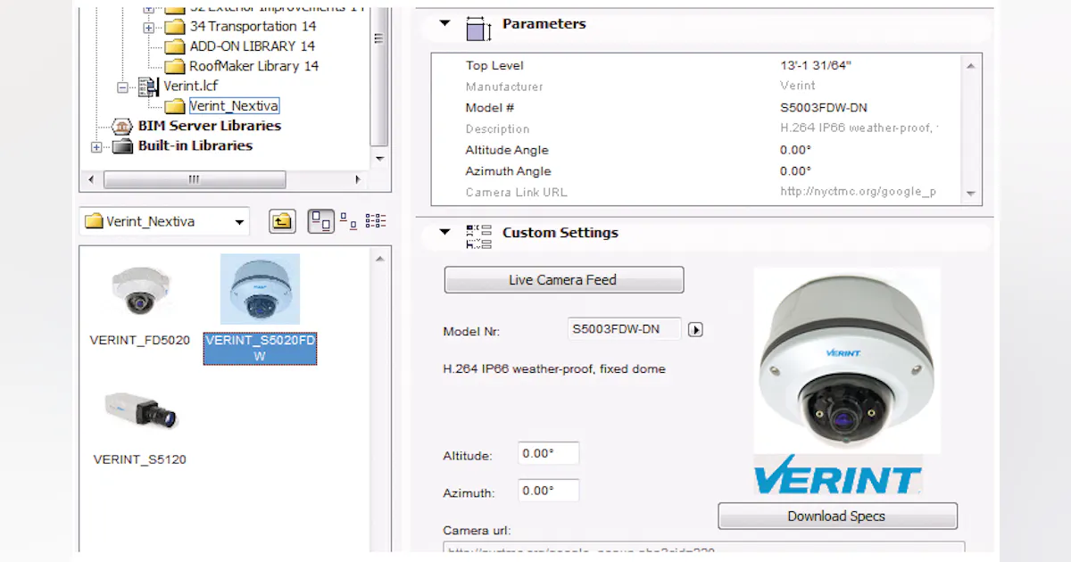 Verint Codec Building Information Modeling from Verint | Security Info Watch