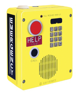 GAI-Tronics' RED ALERT WiFI VoIP Emergency Telephones.