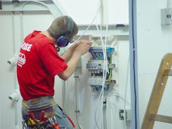 If only all wiring was done in a brightly lit space like this! If only all wiring was done in a brightly lit space like this!