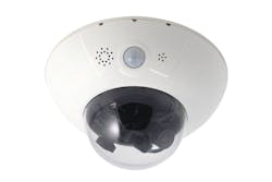 Mobotix unveiled numerous new products, such as this D14D DualDome camera, at its National Partner Conference in Fort Lauderdale, Fla., this week.