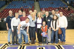 : Customers, vendors and staff took to the court at Tri-Ed / Northern Video Sacramento&rsquo;s recent Basketball Customer Appreciation event.