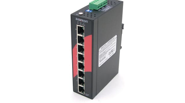 Aaxeon Technologies industrial PoE switch LNP-800AGH-24
