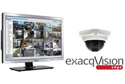 A screenshot of the new exacqVision Edge video management software.