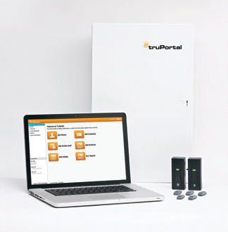 A view of Interlogix's TruPortal access control system.