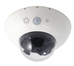 Mobotix's new D14D DualDome camera. Mobotix's new D14D DualDome camera.