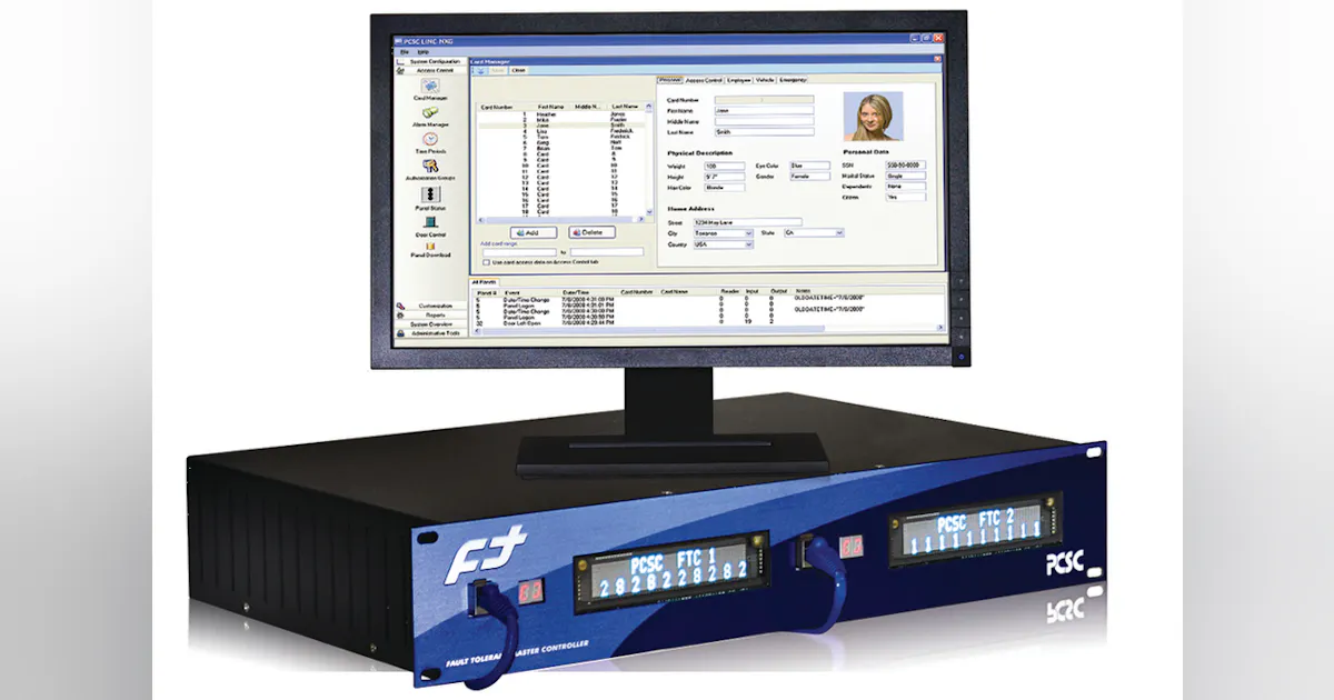 Fault Tolerant (FT) controller series | Security Info Watch