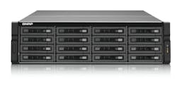QNAP&apos;s new TS-EC1679U-RP NAS server.