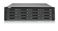 QNAP&apos;s new TS-EC1679U-RP NAS server.