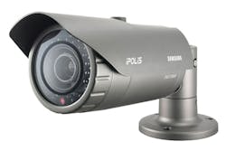 Samsung's iPolis SNO-7080R bullet-style camera. Samsung's iPolis SNO-7080R bullet-style camera.