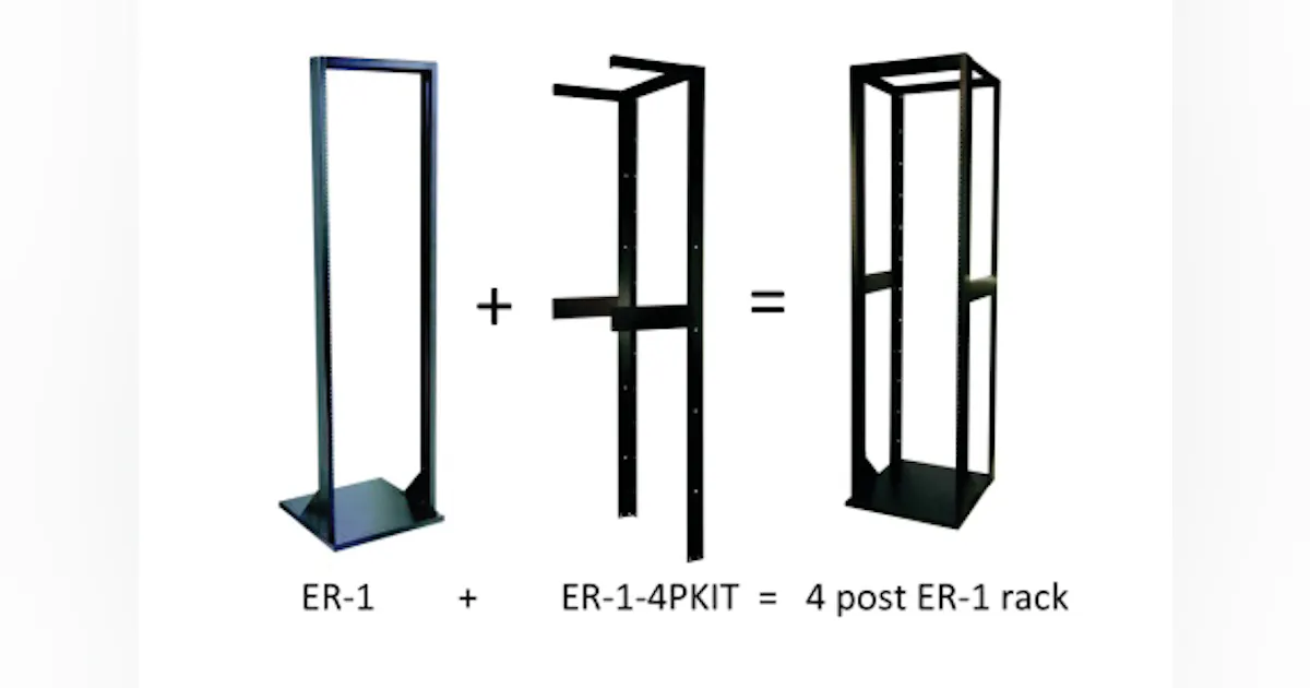 Vmp Rack VMP's ER-1-4PKIT Rack Expansion Kit | Security Info Watch
