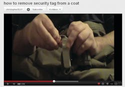 A quick YouTube search reveals hundreds of videos on defeating retail security measures.